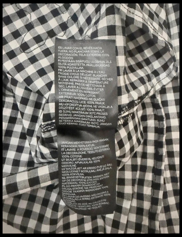 Camisa longa xadrez com bordados H&M Divided – photo 8